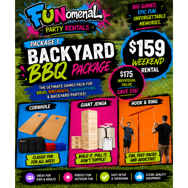 Package 1 – Backyard BBQ Package